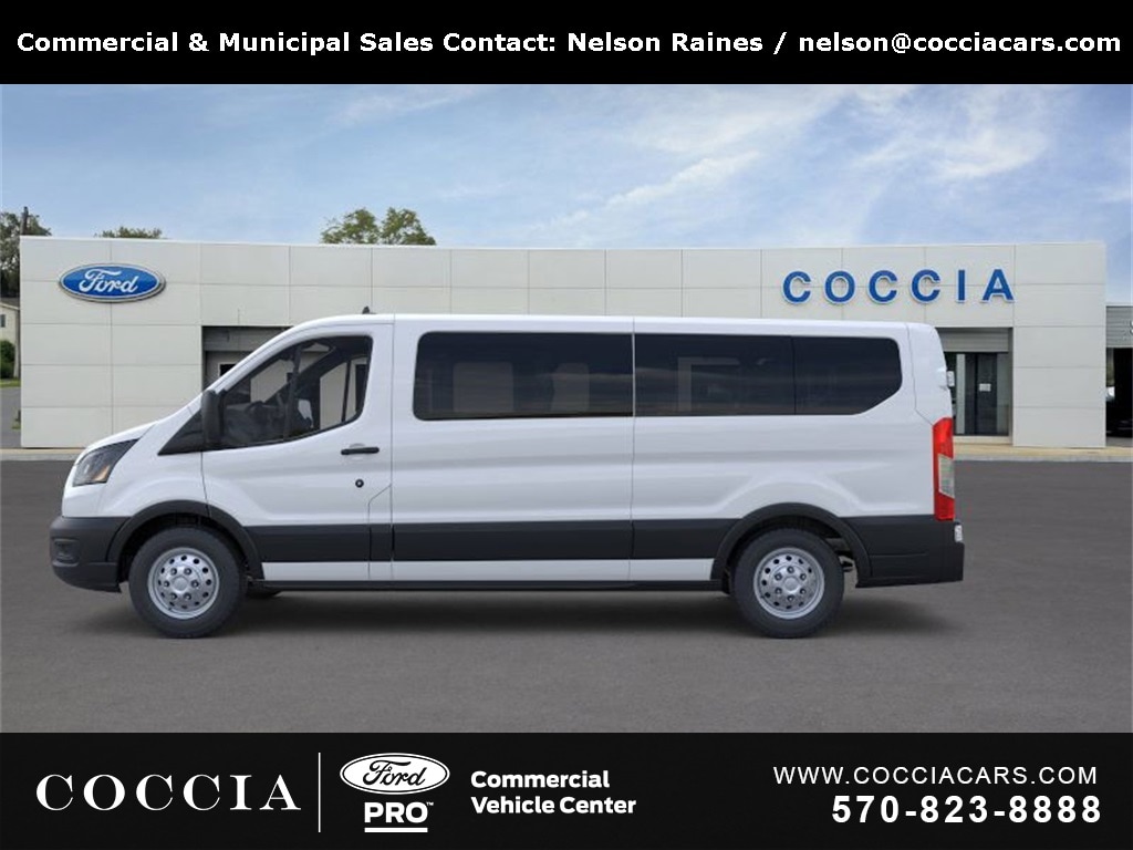New 2025 Ford Transit Commercial Passenger Van XL Wagon Low Roof Van