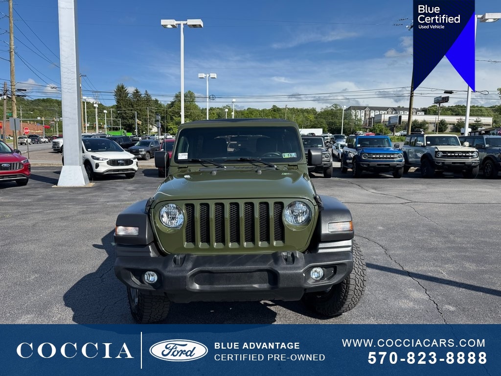 Certified 2021 Jeep Wrangler Unlimited Sport S with VIN 1C4HJXDN1MW785842 for sale in Wilkes Barre, PA