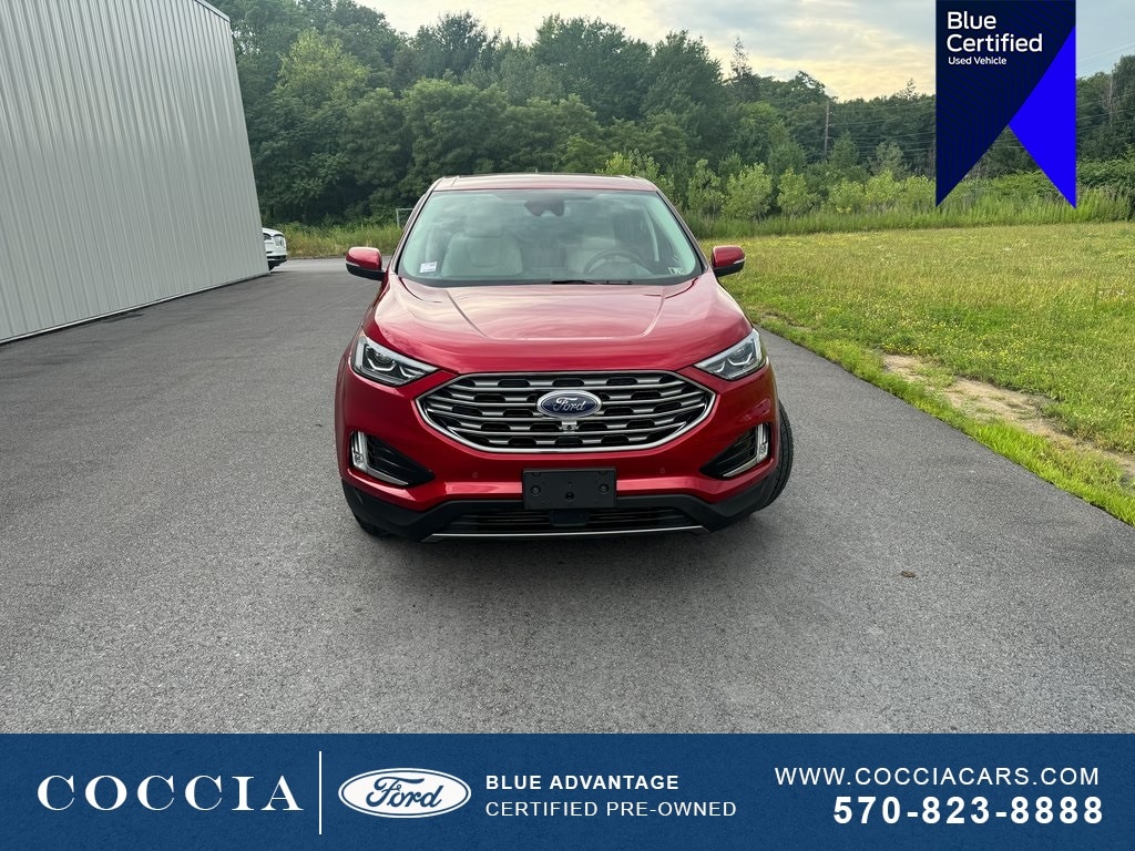 Certified 2021 Ford Edge Titanium with VIN 2FMPK4K96MBA39929 for sale in Wilkes-barre, PA