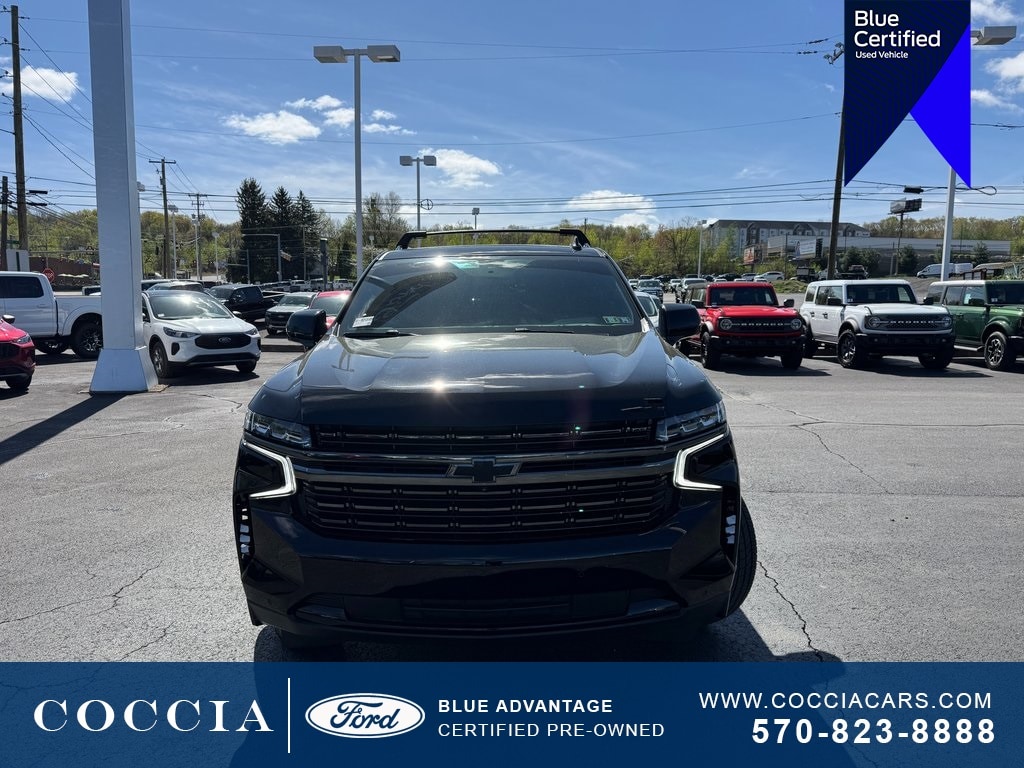 Certified 2022 Chevrolet Suburban RST with VIN 1GNSKEKD8NR213109 for sale in Wilkes Barre, PA
