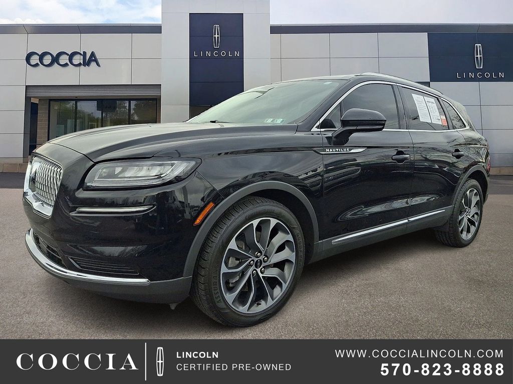 Infinite Black Metallic Clearcoat 2022 Lincoln Nautilus Reserve AWD SUV / Crossover All-Wheel Drive 8-Speed Automatic