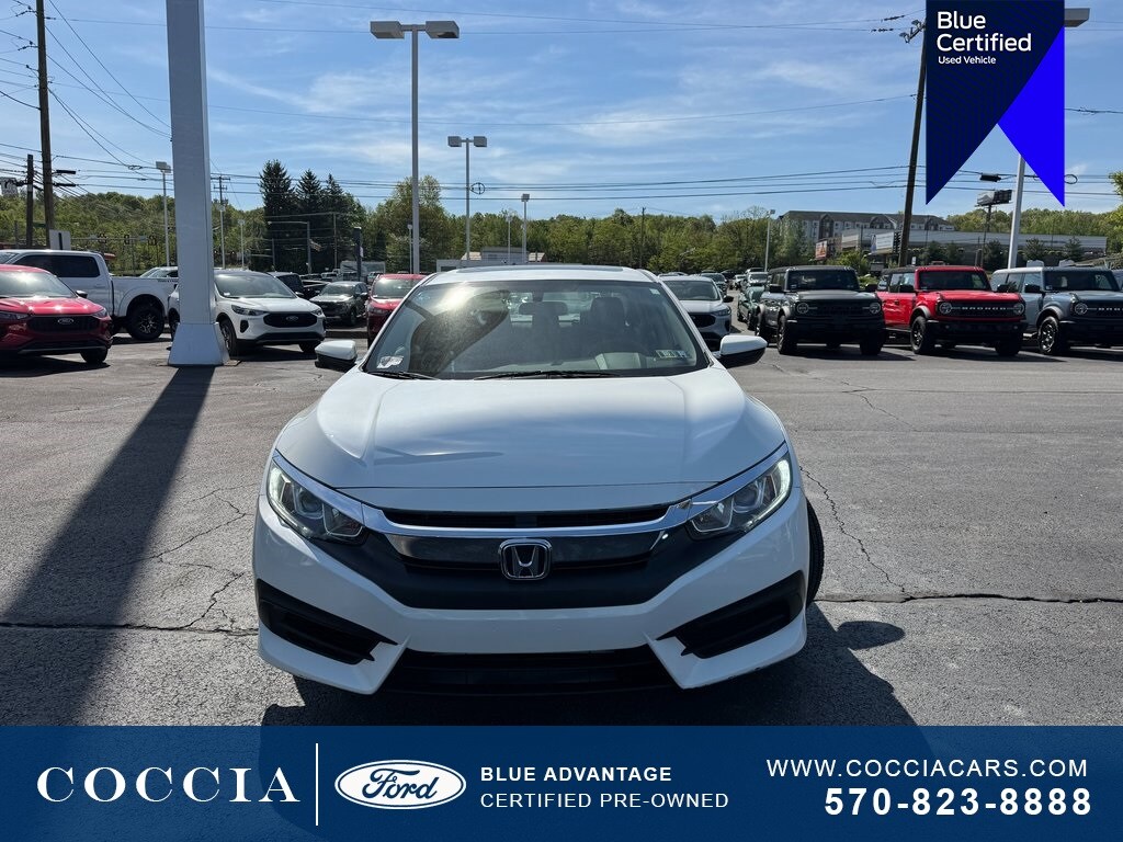 Certified 2018 Honda Civic EX with VIN 2HGFC2F78JH571834 for sale in Wilkes Barre, PA