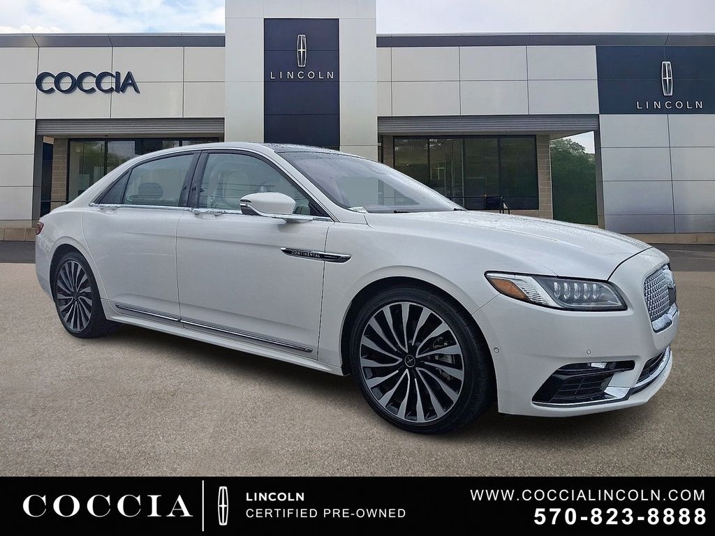Certified 2018 Lincoln Continental Black Label Sedan