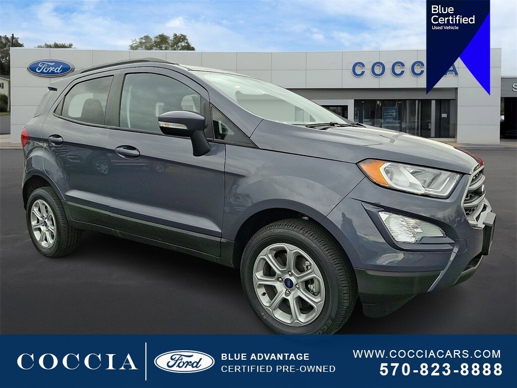 Certified 2022 Ford EcoSport SE SUV