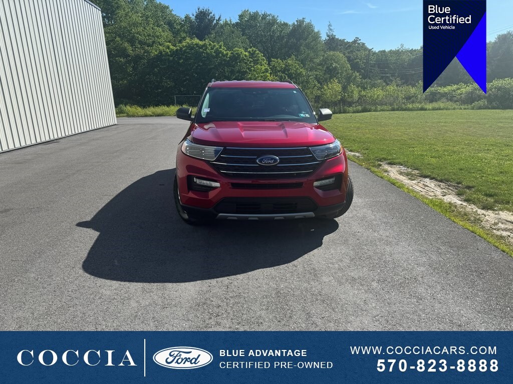 Certified 2021 Ford Explorer XLT with VIN 1FMSK8DHXMGC15248 for sale in Wilkes-barre, PA