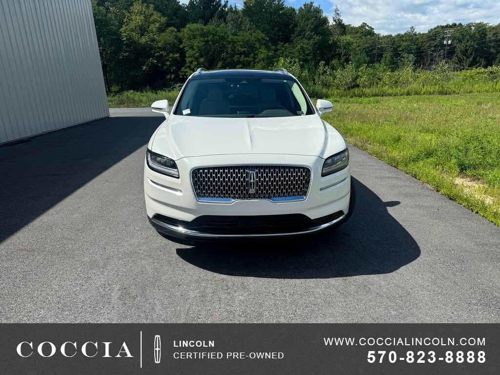 Certified 2021 Lincoln Nautilus Reserve with VIN 2LMPJ8K9XMBL12787 for sale in Wilkes-barre, PA