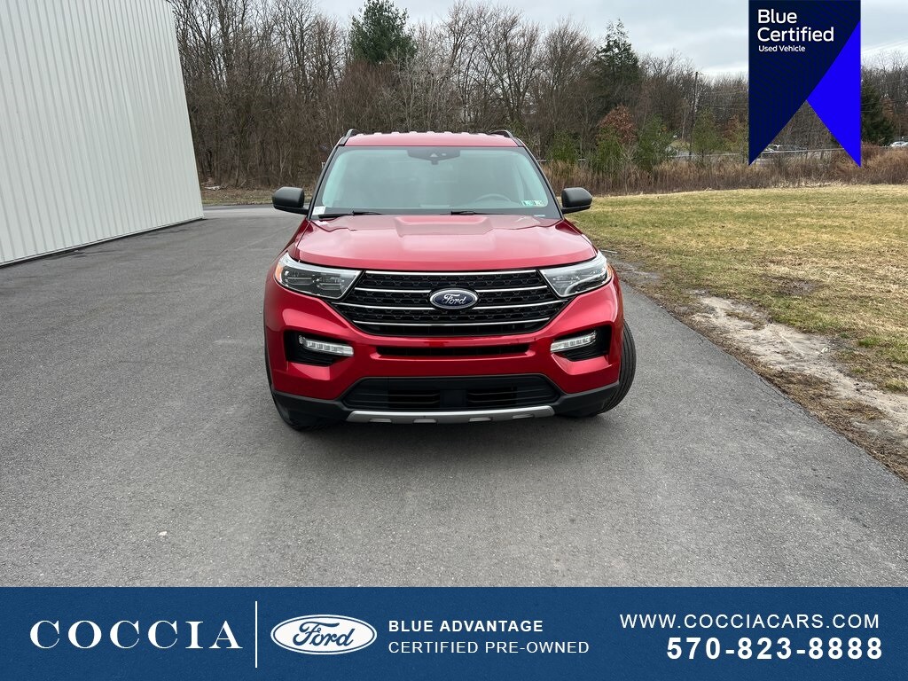 Certified 2021 Ford Explorer XLT with VIN 1FMSK8DH7MGA36780 for sale in Wilkes-barre, PA