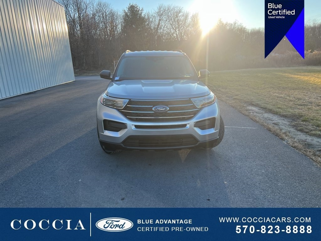 Certified 2021 Ford Explorer XLT with VIN 1FMSK8DH7MGB39018 for sale in Wilkes-barre, PA