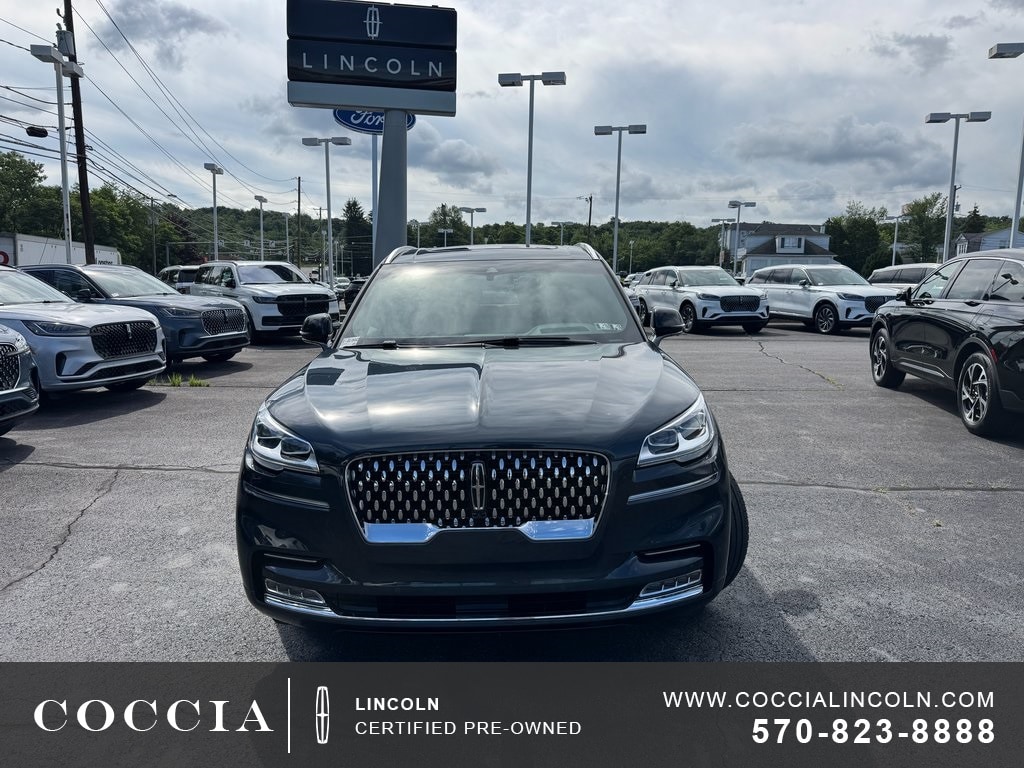Certified 2023 Lincoln Aviator Black Label with VIN 5LM5J9XC3PGL15442 for sale in Wilkes Barre, PA