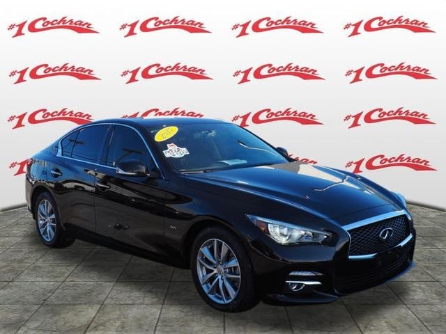 Certified 2017 INFINITI Q50 Premium with VIN JN1EV7AR6HM838036 for sale in Wexford, PA