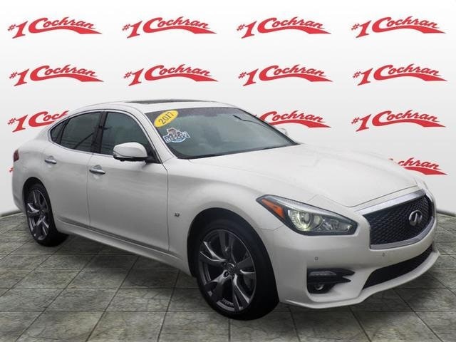 Certified 2017 INFINITI Q70 3.7 with VIN JN1BY1AR0HM770095 for sale in Wexford, PA