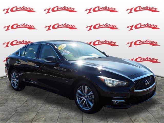 Certified 2017 INFINITI Q50 Premium with VIN JN1EV7AR9HM836071 for sale in Wexford, PA