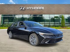 2025 Hyundai Elantra Hybrid Blue Sedan