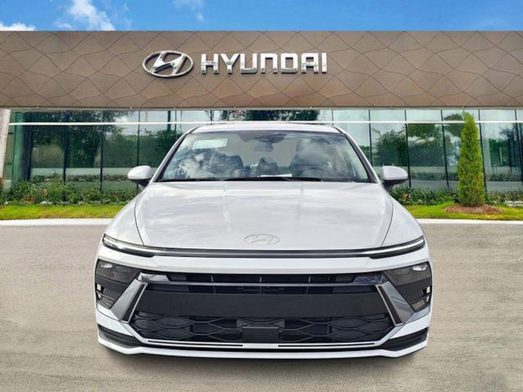 New 2026 Hyundai Sonata Hybrid Blue Sedan