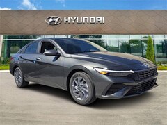 2025 Hyundai Elantra Hybrid Blue Sedan