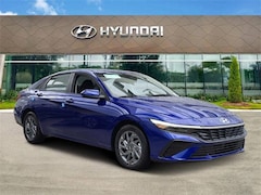2026 Hyundai Elantra Hybrid Blue Sedan