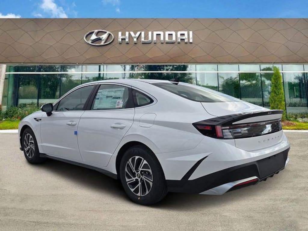 New 2026 Hyundai Sonata Hybrid Blue Sedan