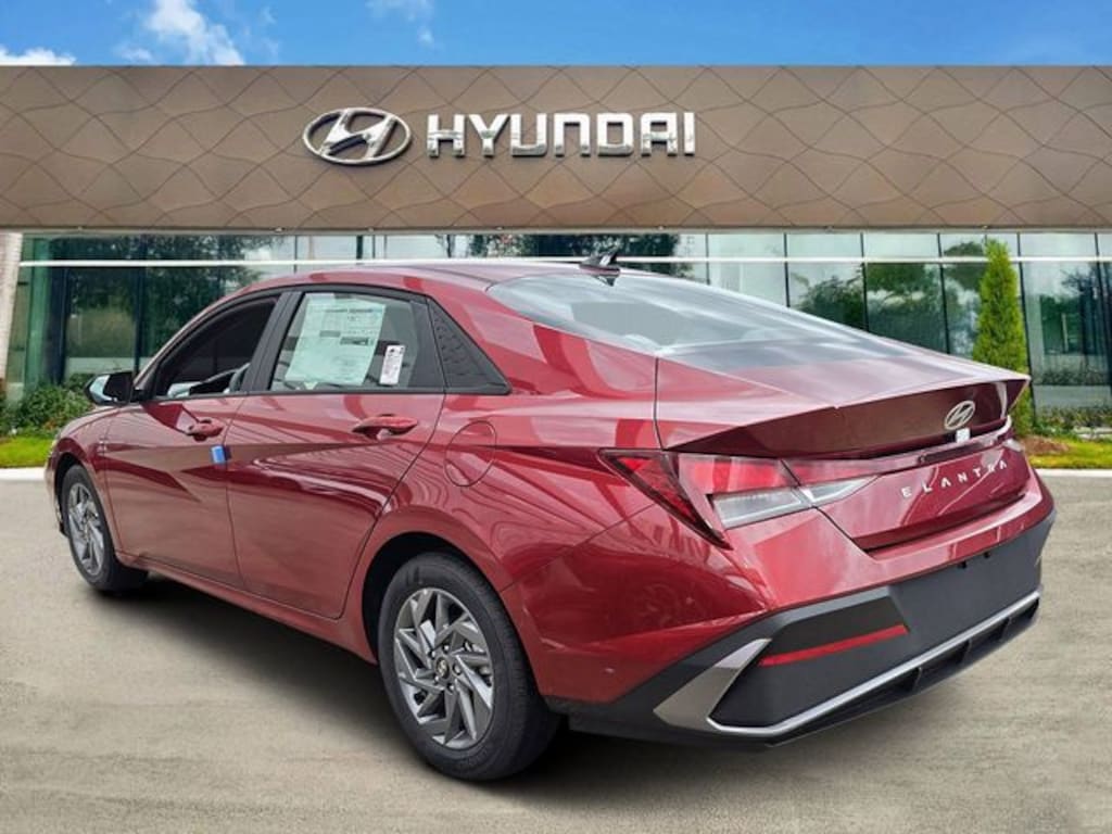 Certified 2026 Hyundai Elantra Hybrid Blue Sedan