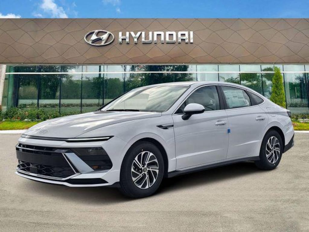 New 2026 Hyundai Sonata Hybrid Blue Sedan
