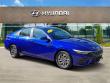 New 2025 Hyundai Elantra Hybrid Blue Sedan