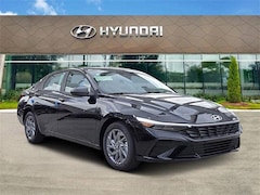 2026 Hyundai Elantra Hybrid Blue Sedan