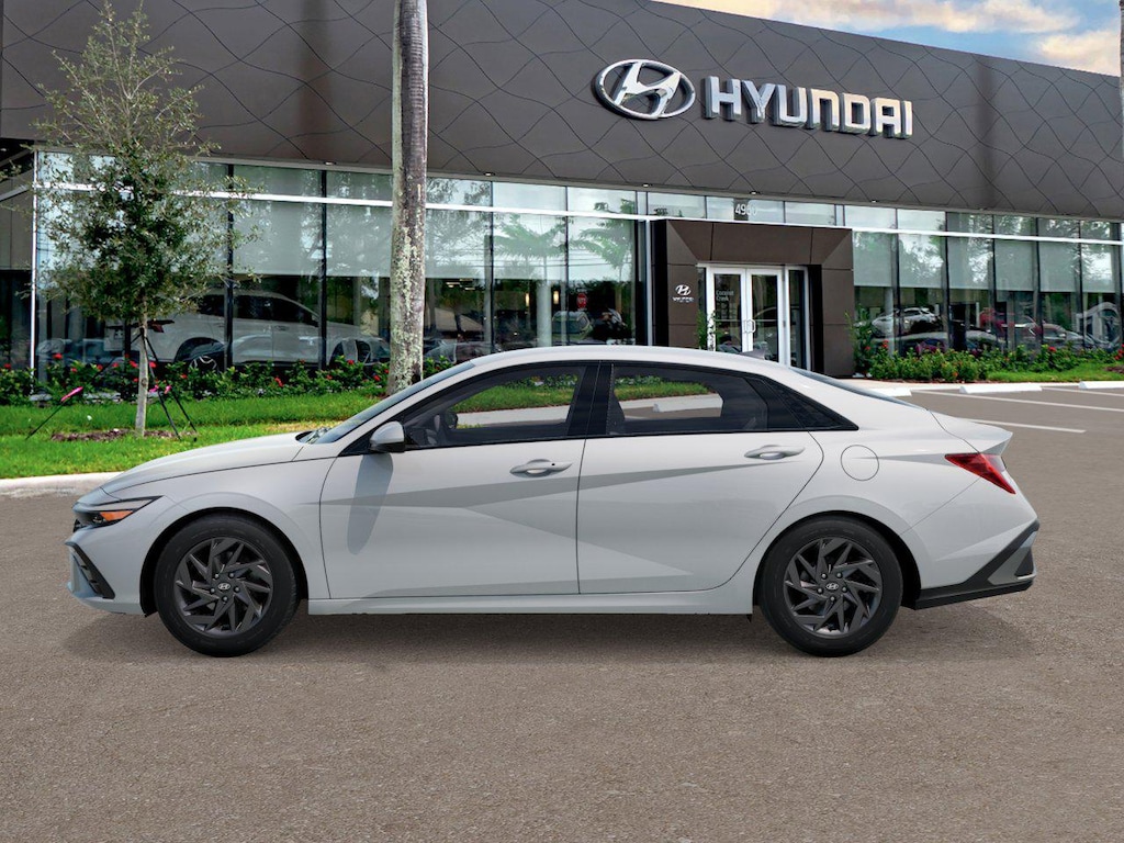 New 2026 Hyundai Elantra HEV Blue Sedan