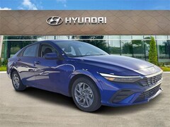 2025 Hyundai Elantra Hybrid Blue Sedan