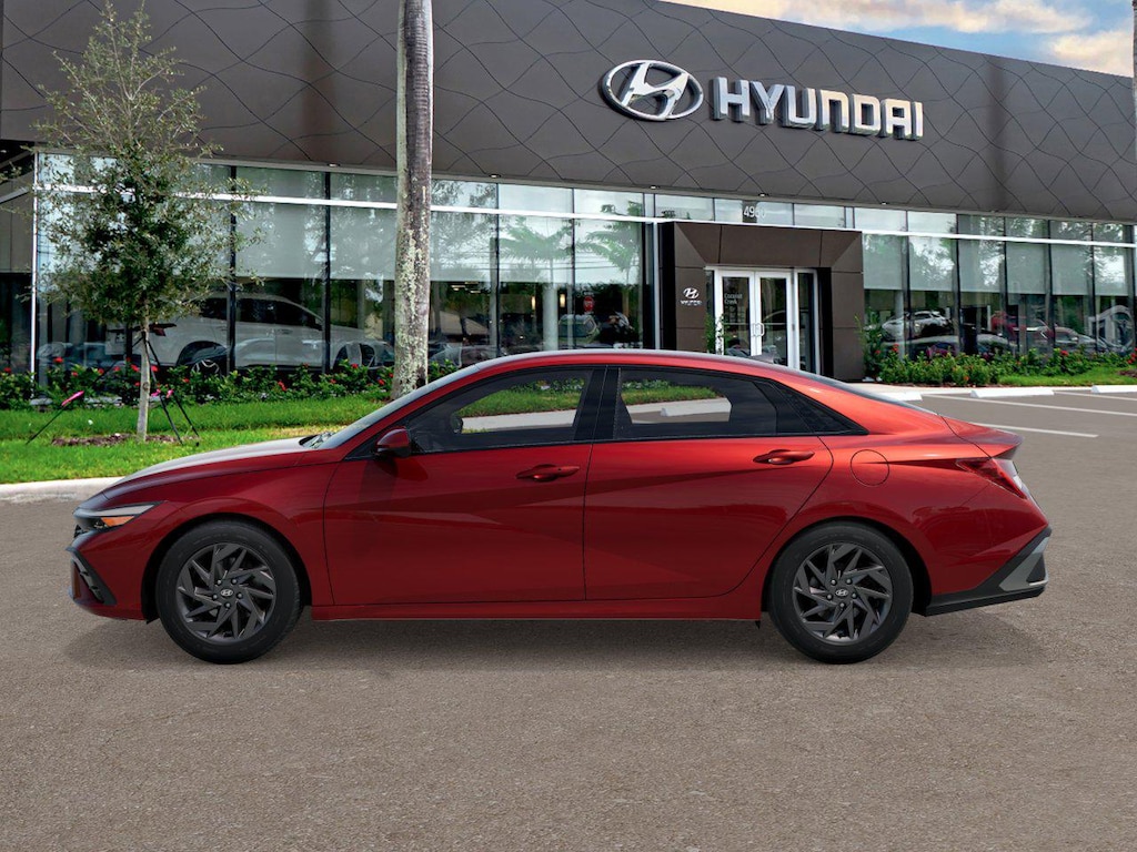 New 2026 Hyundai Elantra HEV Blue Sedan