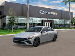 2026 Hyundai Elantra Hybrid Blue Sedan