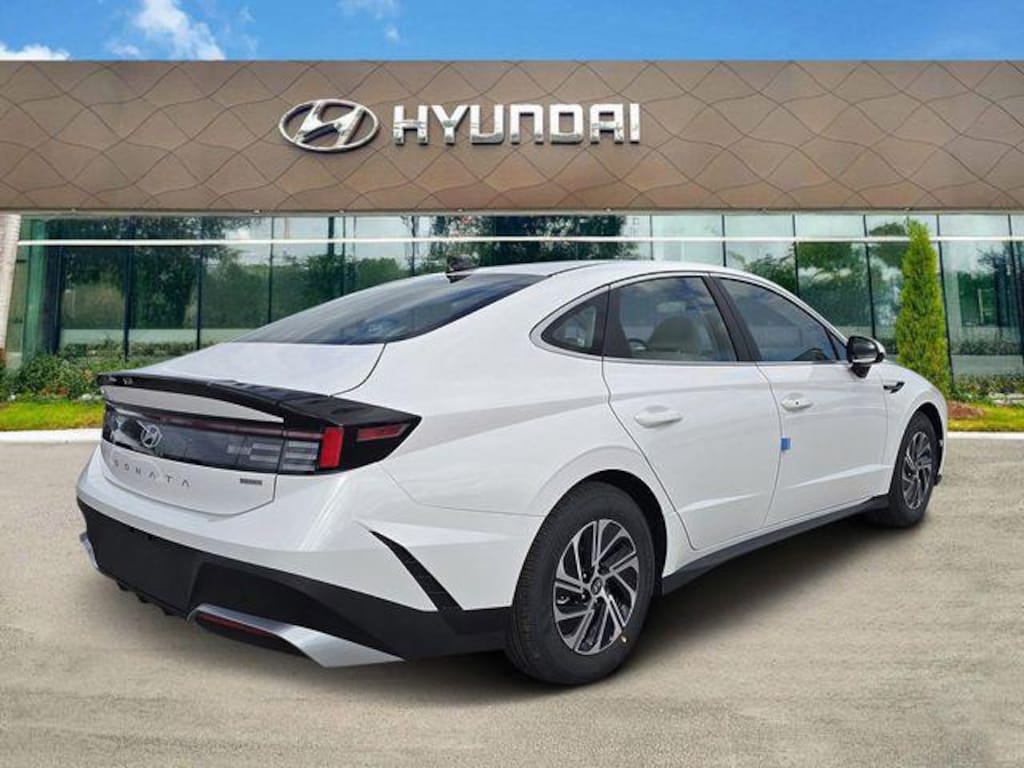 New 2026 Hyundai Sonata Hybrid Blue Sedan