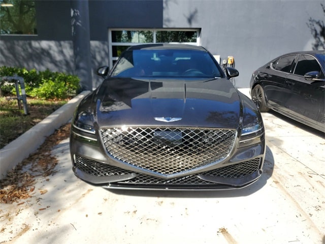 Used 2024 GENESIS G80 SPORT with VIN KMTGB4SD7RU211297 for sale in Coconut Creek, FL