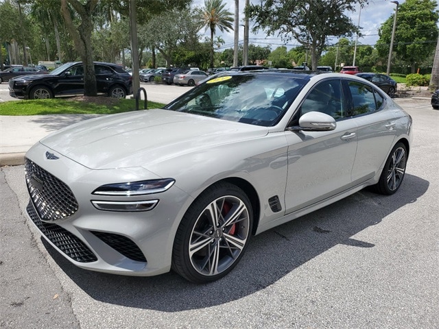 Used 2024 GENESIS G70 Standard with VIN KMTG34SC3RU137817 for sale in Coconut Creek, FL