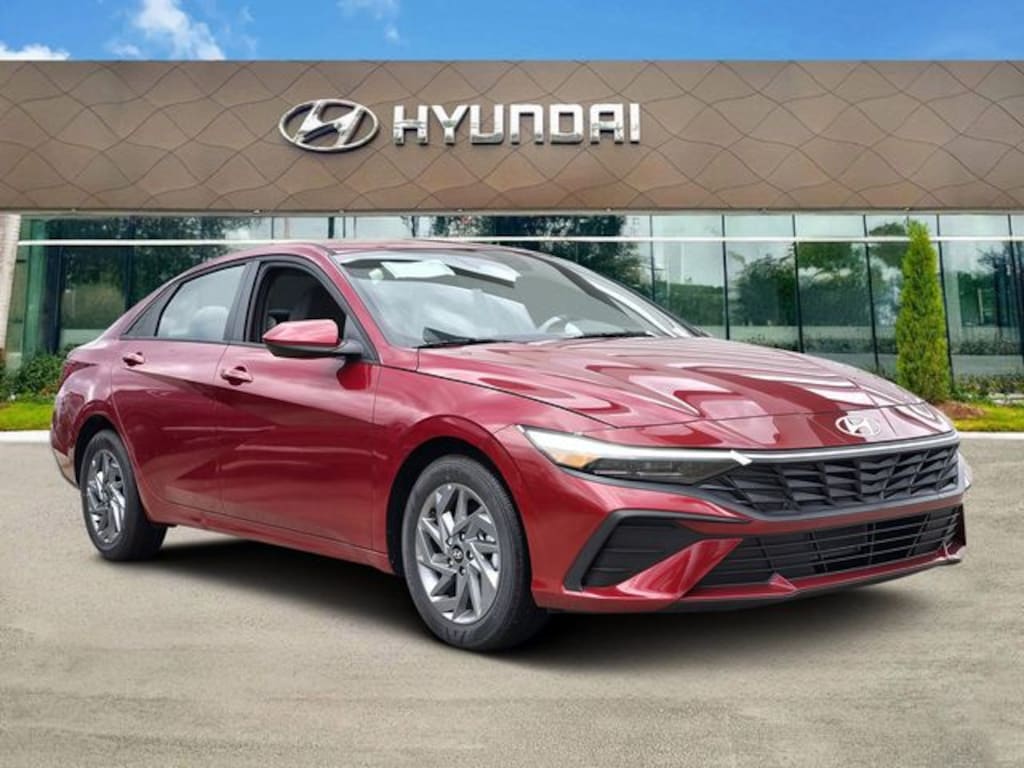 Certified 2026 Hyundai Elantra Hybrid Blue Sedan