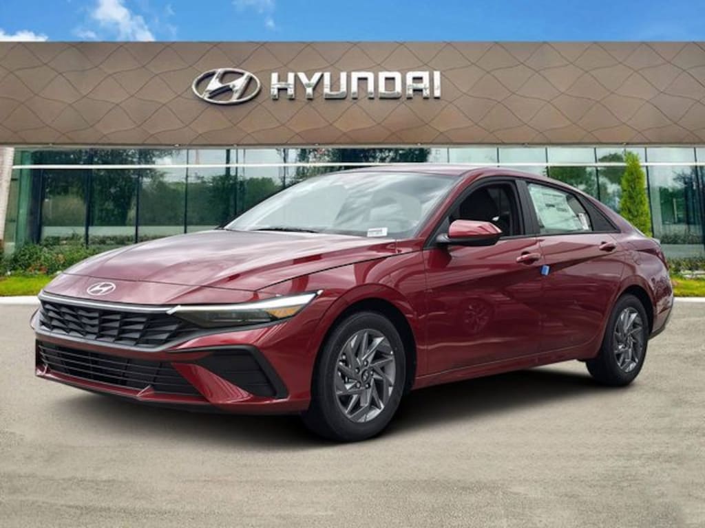 Certified 2026 Hyundai Elantra Hybrid Blue Sedan