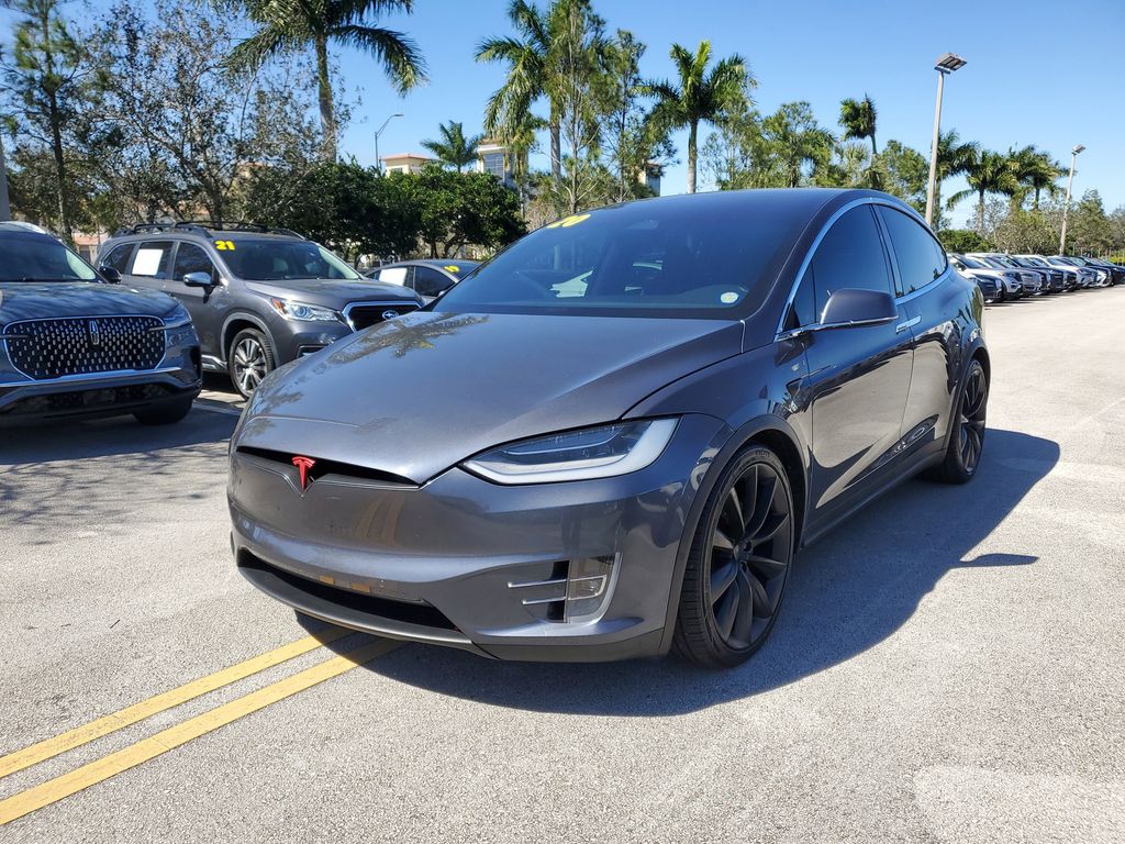 Used 2020 Tesla Model X Long Range with VIN 5YJXCDE25LF279393 for sale in Coconut Creek, FL
