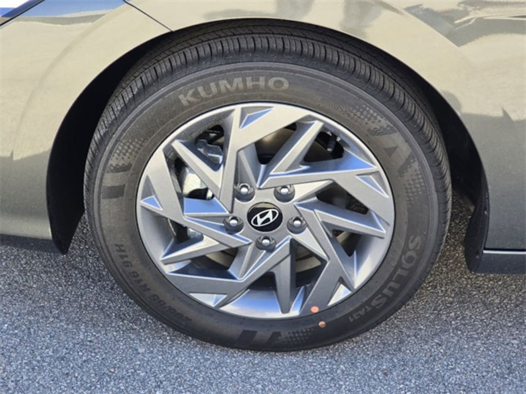 Certified 2025 Hyundai Elantra Hybrid Blue Sedan