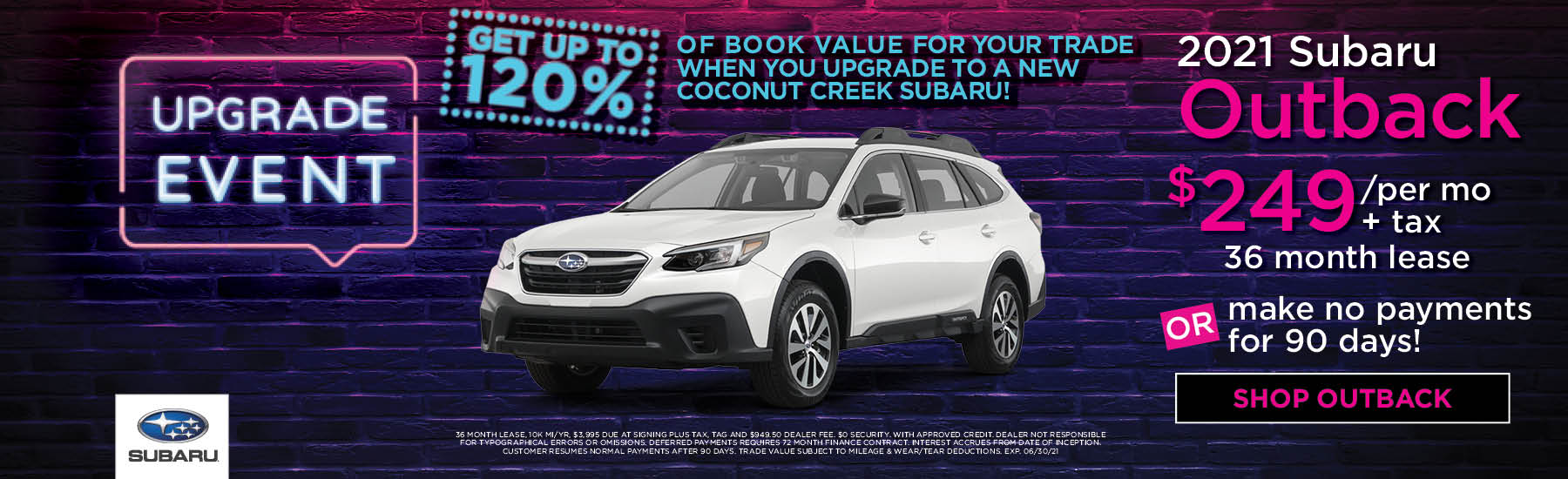 New Subaru Lease Specials Coconut Creek Subaru Near Boca Raton