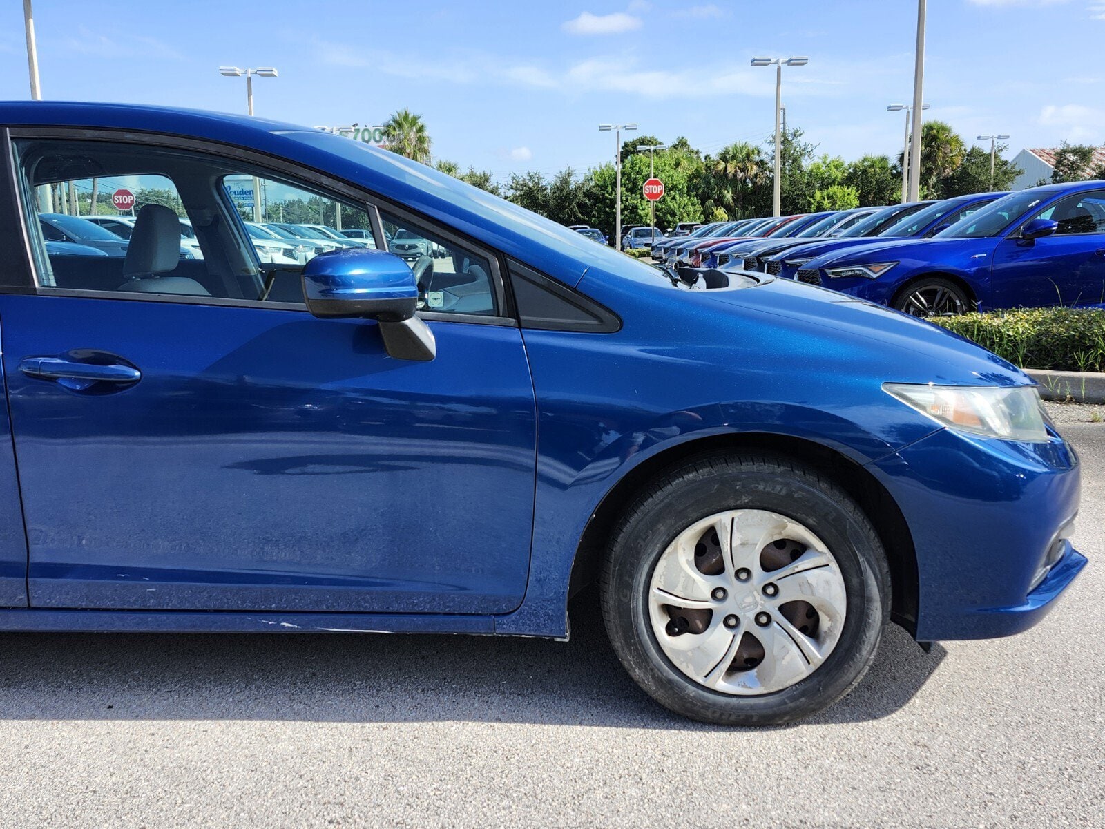 Used 2014 Honda Civic LX with VIN 19XFB2F59EE010687 for sale in Fort Pierce, FL