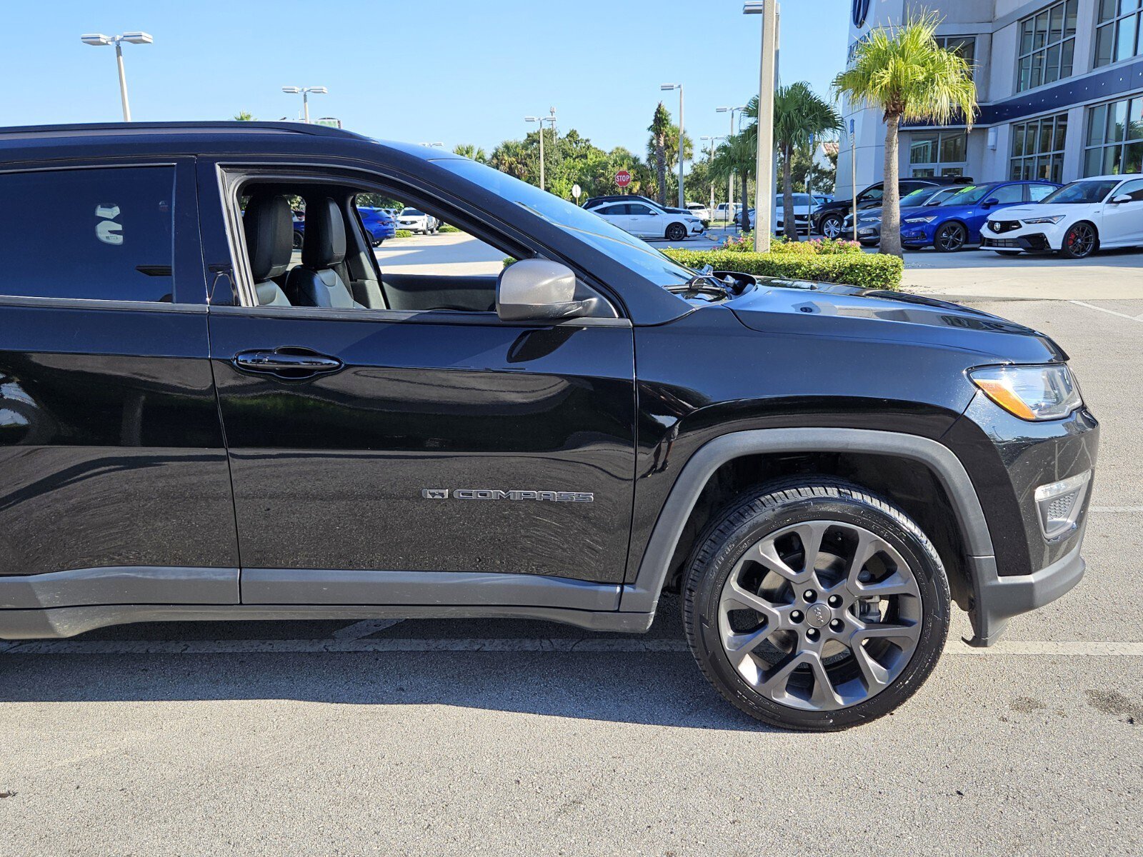 Used 2021 Jeep Compass 80th Spec. Edition with VIN 3C4NJDEB8MT524963 for sale in Fort Pierce, FL