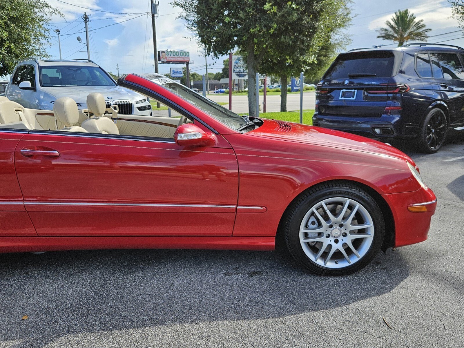 Used 2008 Mercedes-Benz CLK-Class CLK350 with VIN WDBTK56F78T093740 for sale in Palm Harbor, FL