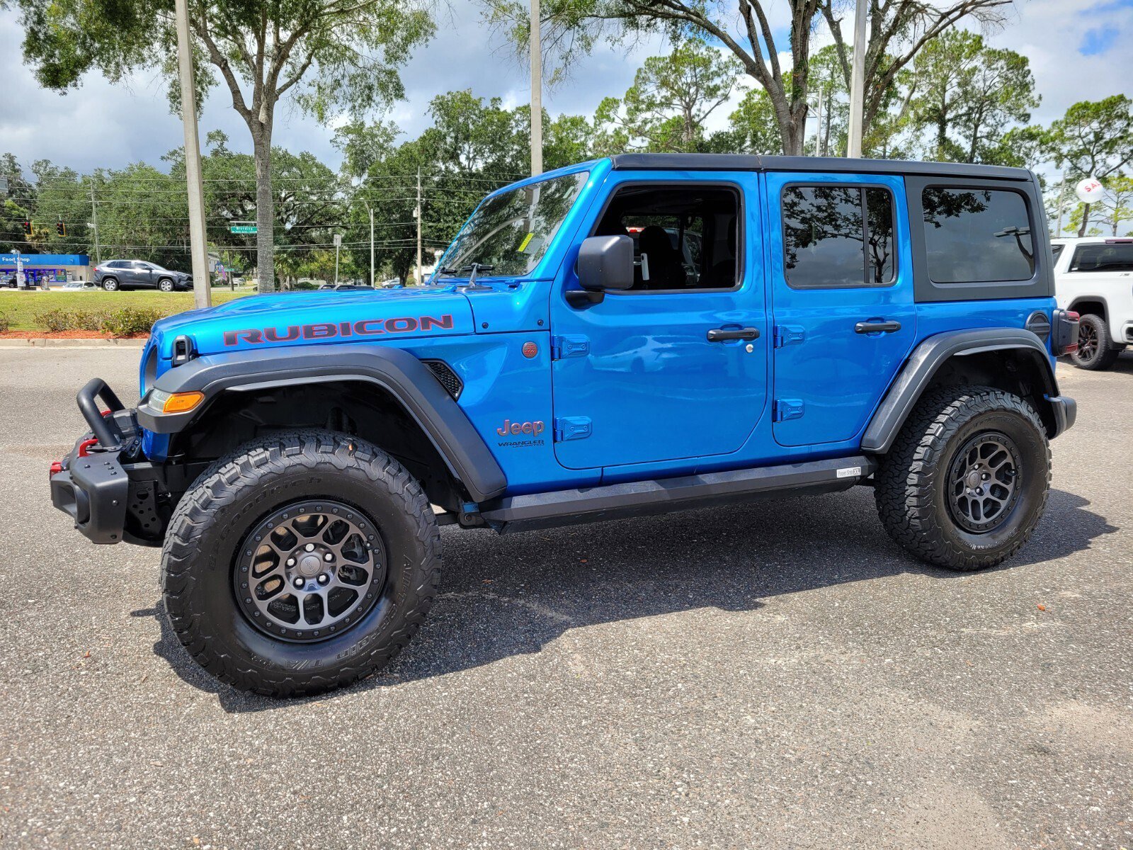 Used 2021 Jeep Wrangler Unlimited Rubicon with VIN 1C4JJXFG2MW855347 for sale in Jacksonville, FL