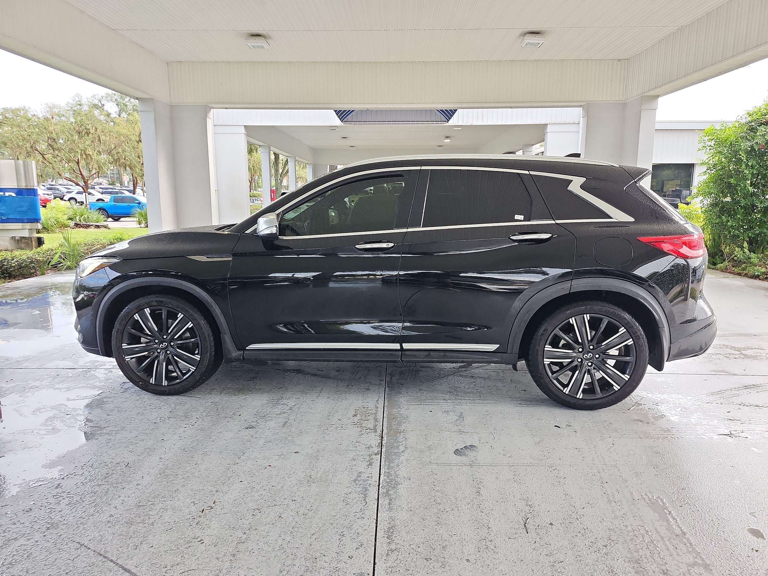 Used 2021 INFINITI QX50 Luxe with VIN 3PCAJ5BAXMF103230 for sale in Orange City, FL