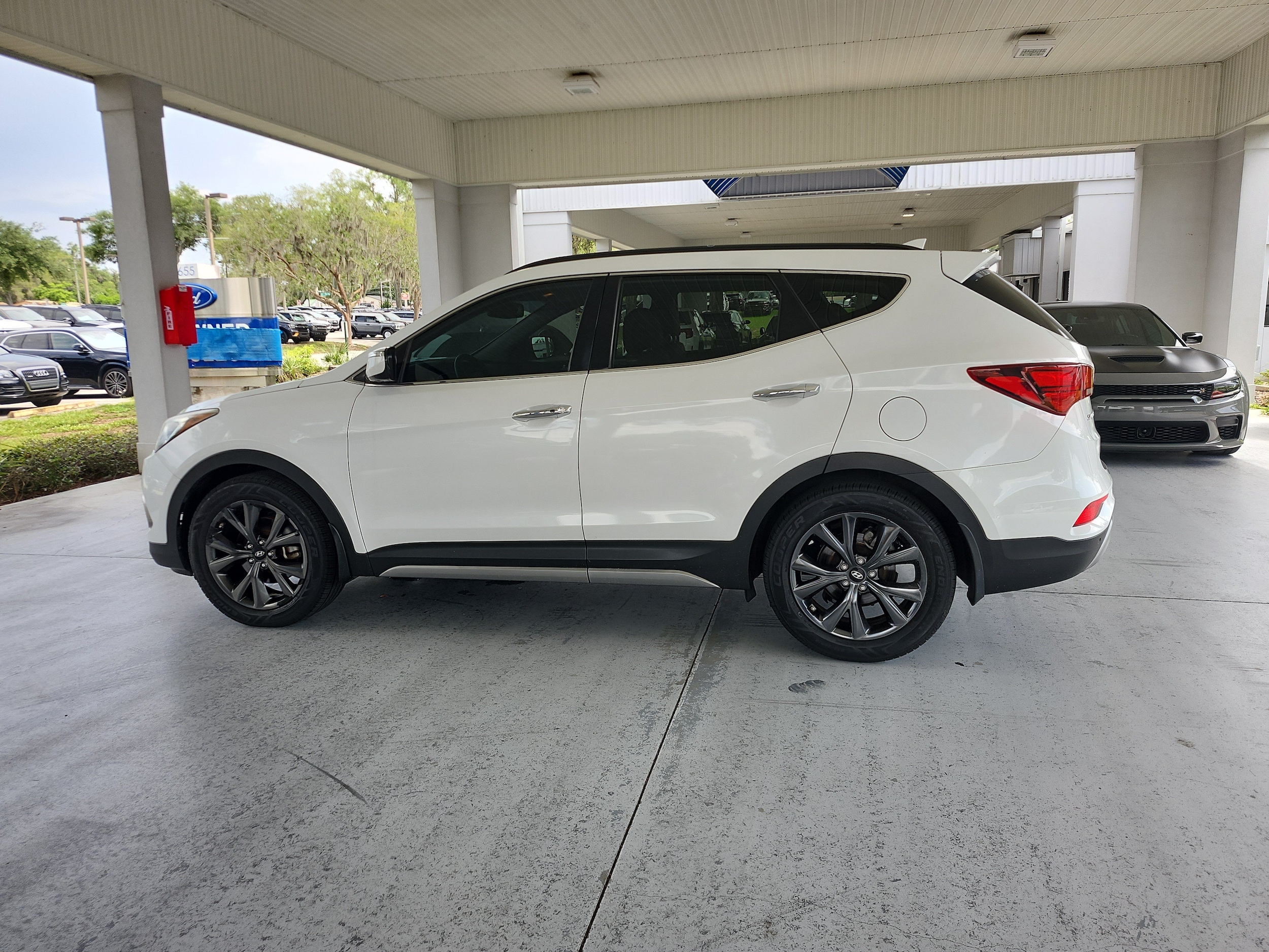 Used 2017 Hyundai Santa Fe Sport 2.0T with VIN 5XYZW4LAXHG447734 for sale in Orange City, FL
