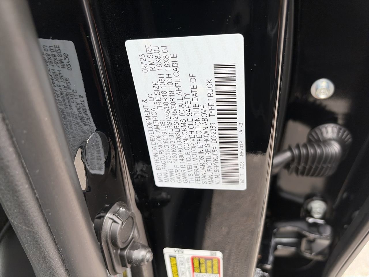 2026 Honda Ridgeline RTL - Photo 24