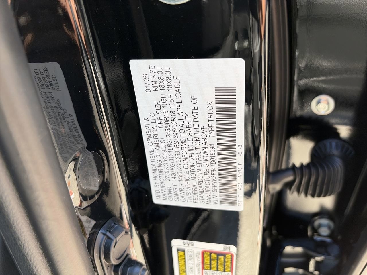 2026 Honda Ridgeline Black Edition - Photo 27