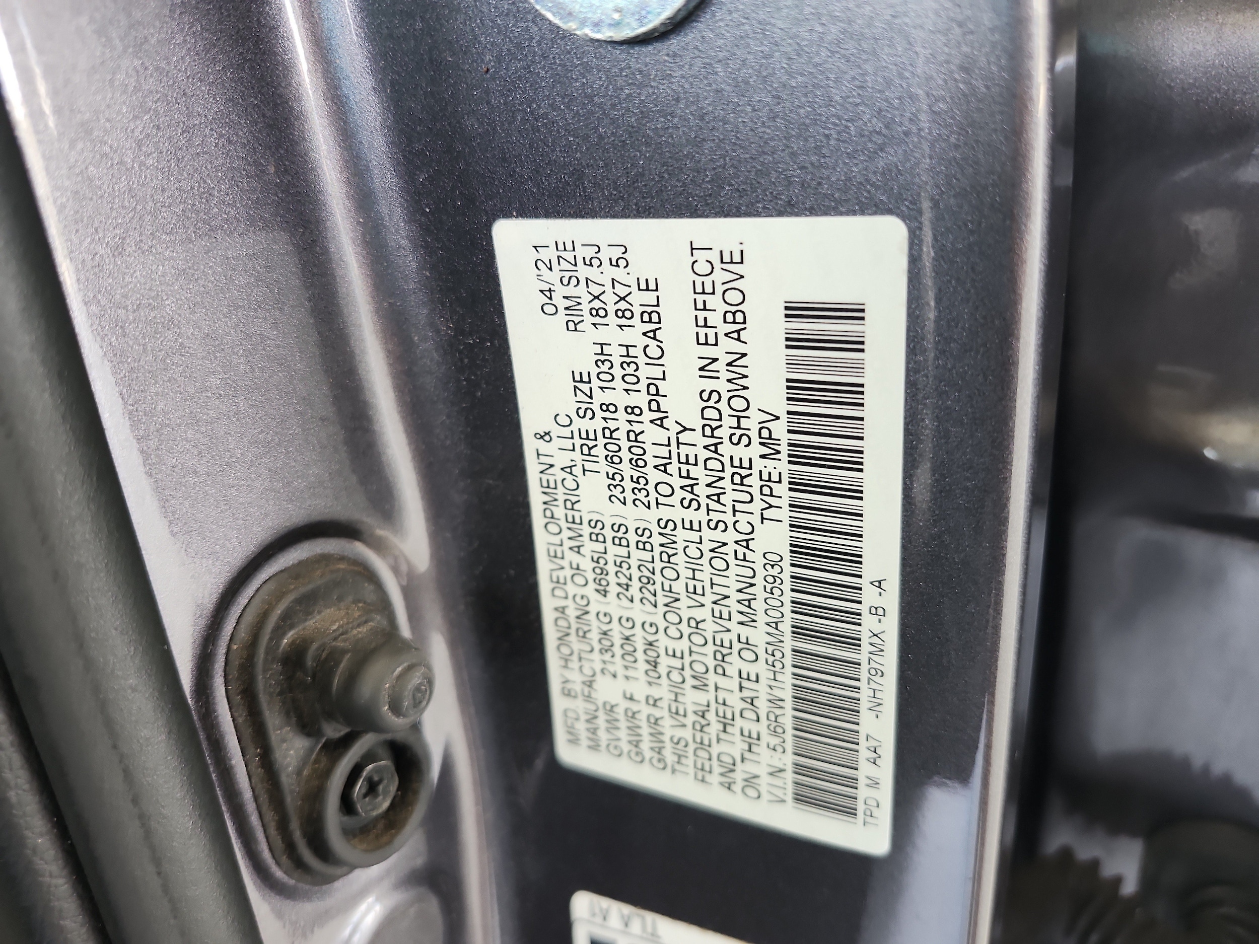 2021 Honda CR-V EX - Photo 21