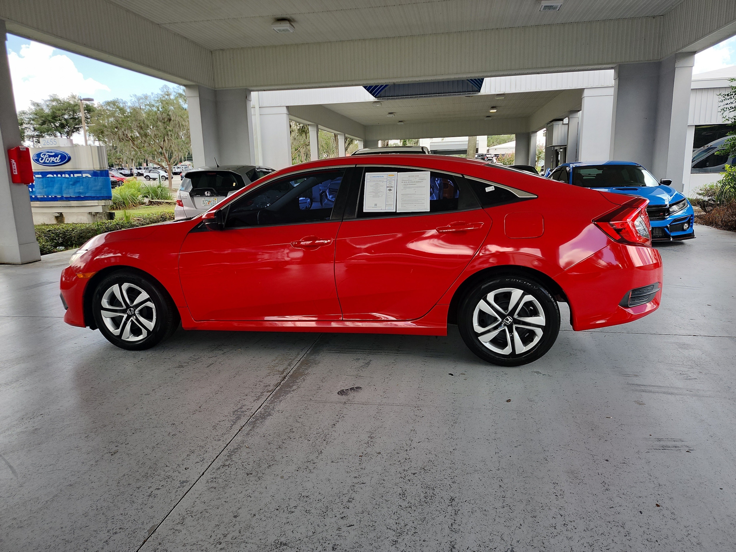 Used 2017 Honda Civic LX with VIN 2HGFC2F53HH529998 for sale in Orange City, FL