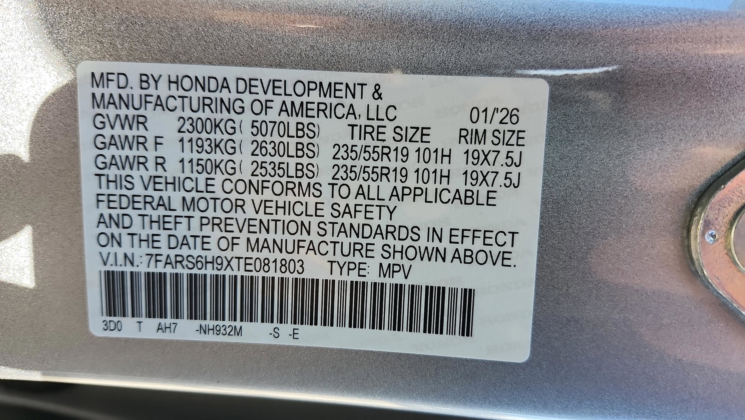 2026 Honda CR-V Sport Touring - Photo 20