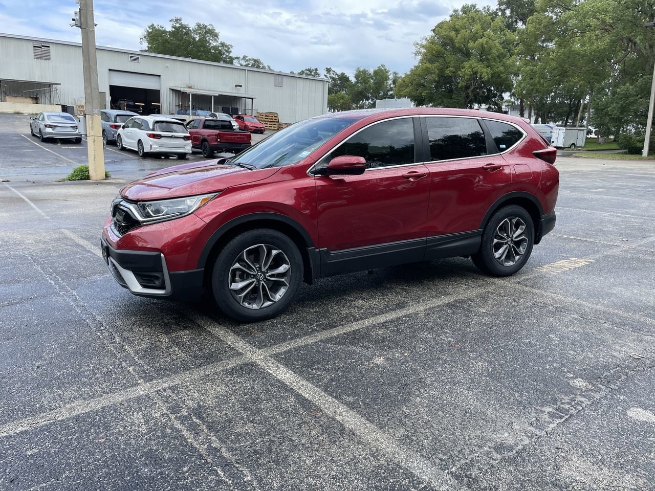Used 2022 Honda CR-V EX-L with VIN 5J6RW1H85NL001344 for sale in Orange City, FL