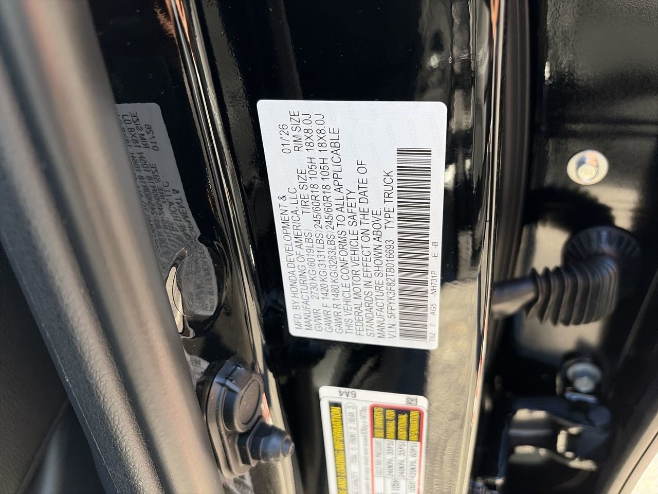 2026 Honda Ridgeline Black Edition - Photo 27